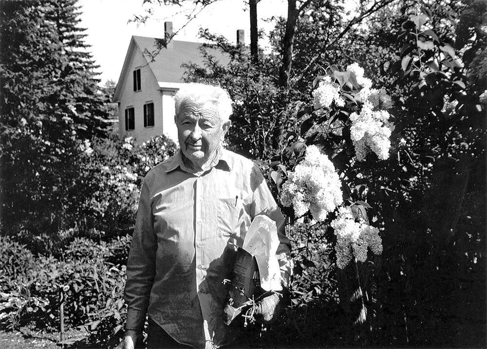 Bernard McLaughlin and his lilacs